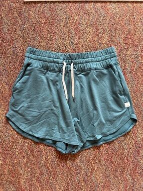 Vuori Women's Teal Halo Shorts